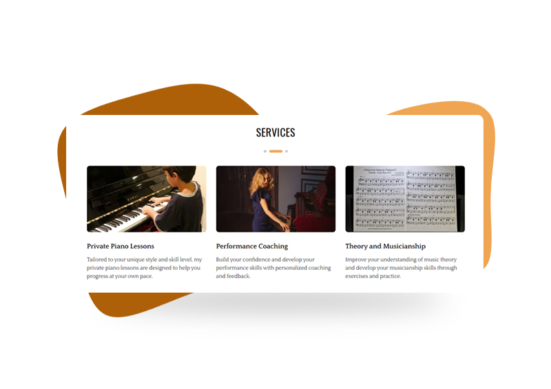 Free musician websites create a music website site123