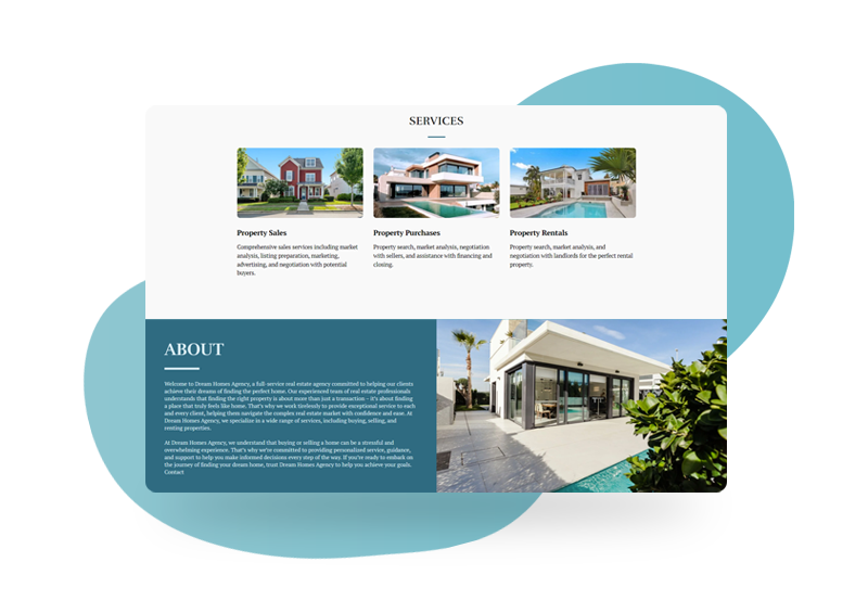 Business website builder create a business website site123