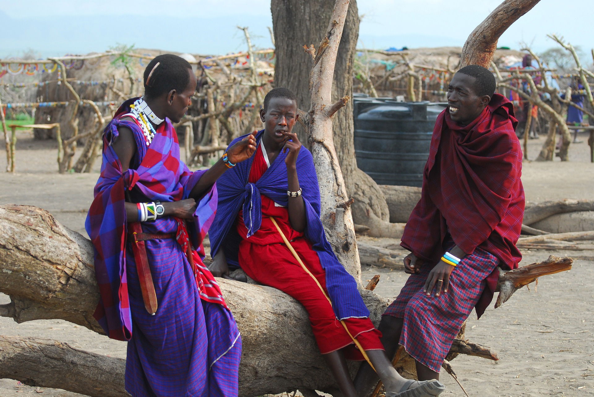 The Shuka Cloth, originating from the Maasai Tribe in Kenya East