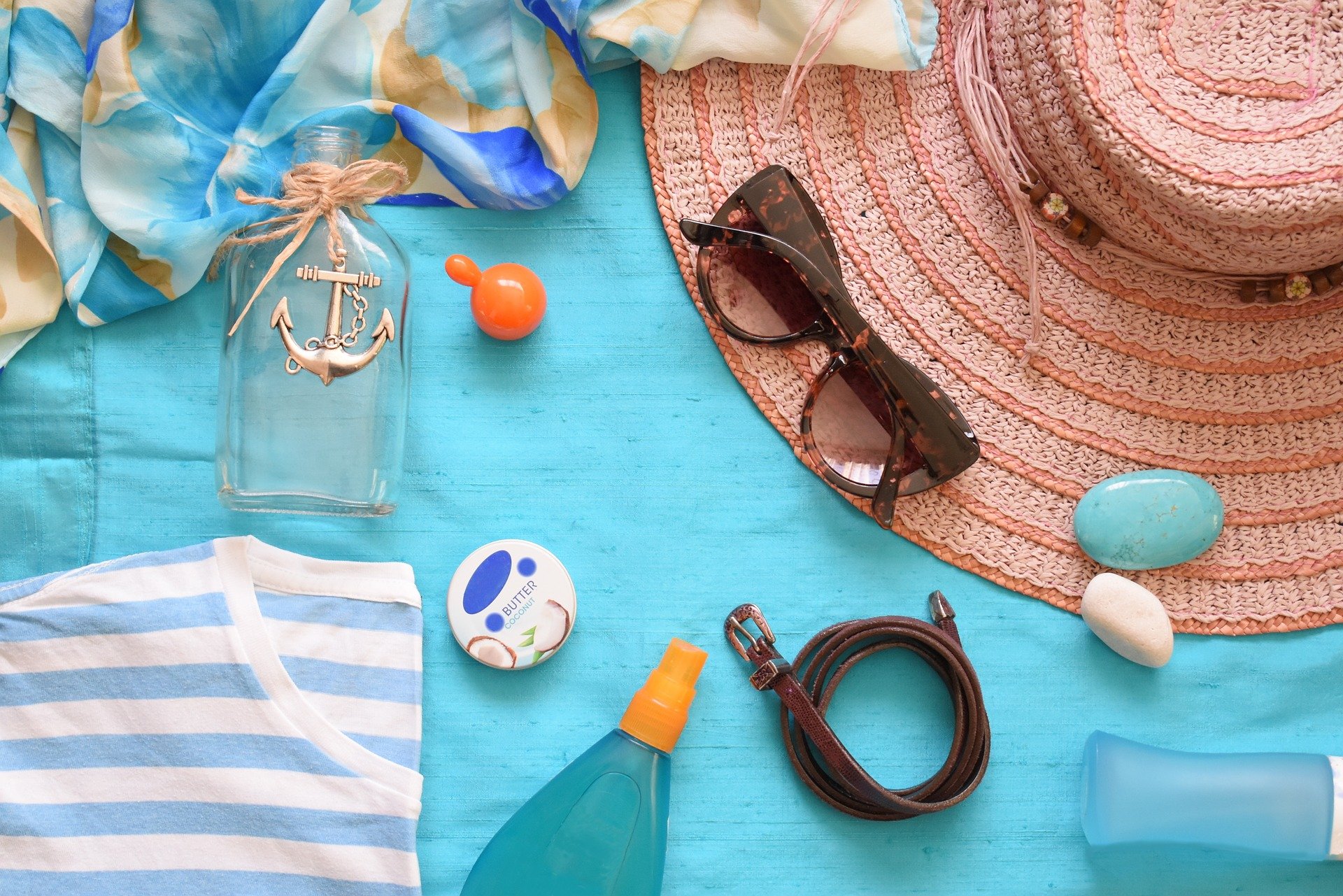 Beach Hat or Cap as one of your packing list for an island getaway