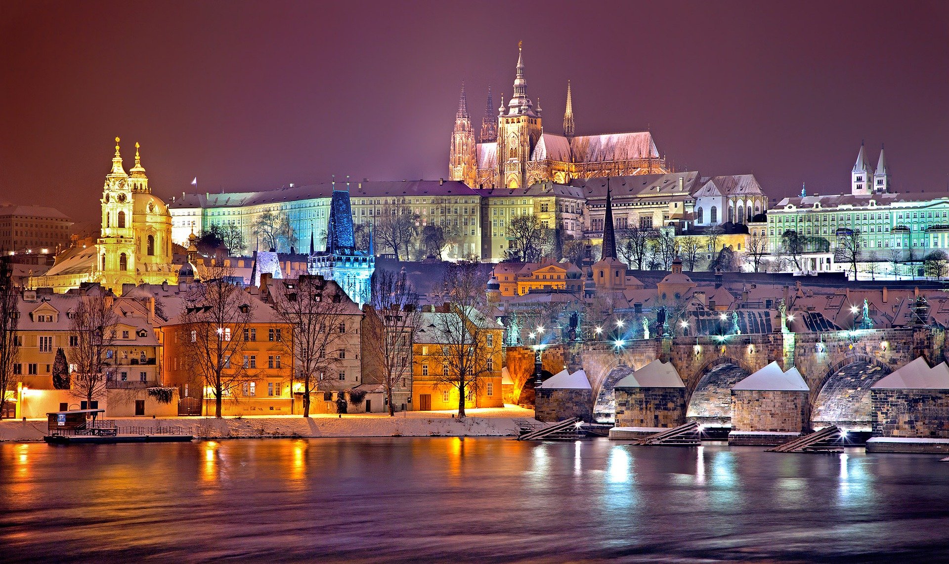 Bilde av Praha om natten