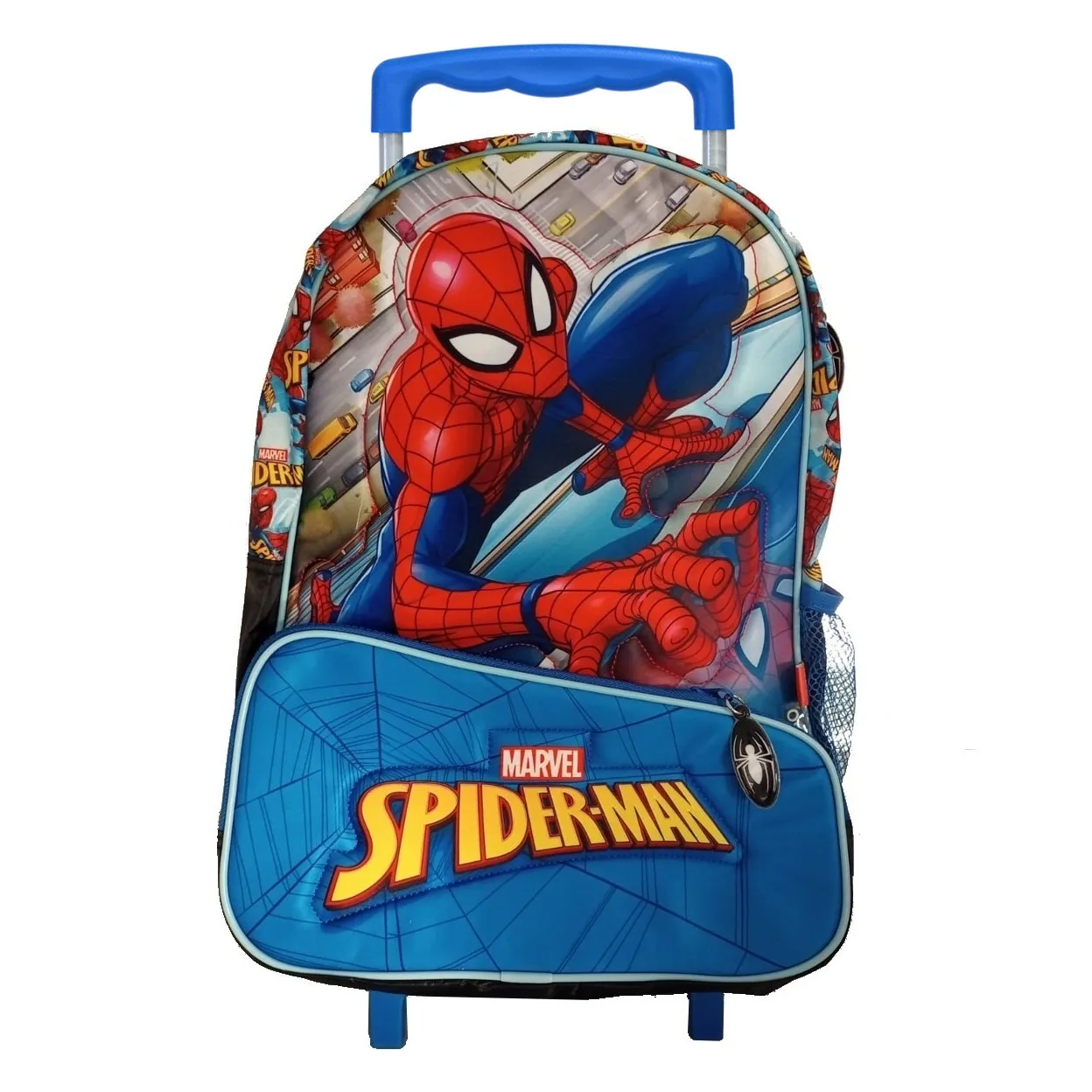 Marvel Spiderman - Mochila para niños pequeños, paquete con mochila de  Spiderman de 16 pulgadas más calcomanías de Spiderverse y más (juego de