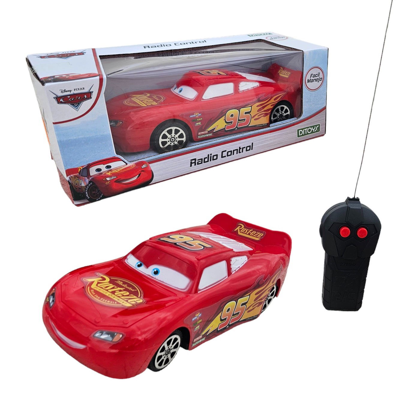 Cars rayo mcqueen a control remoto por voz y movimiento online