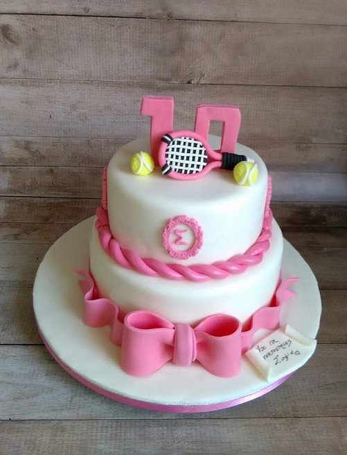 τούρτα γενεθλίων απο ζαχαρόπαστα άθλημα τένις tennis, ζαχαροπλαστείο καλαμάτα madamecharlotte.gr, birthday cakes kalamata
