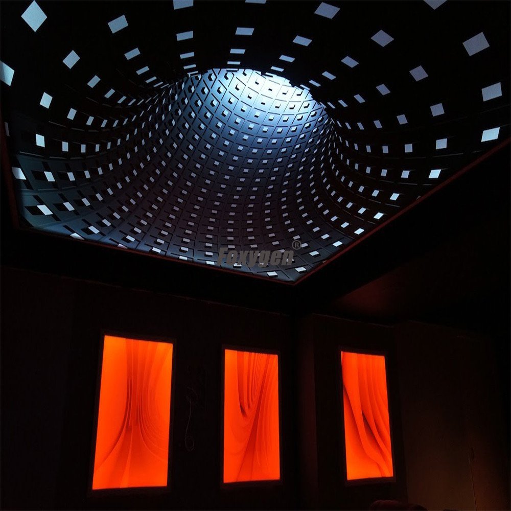 2.35-5.0M width exhibit ceiling coverings 3d pvc stretch ceiling film