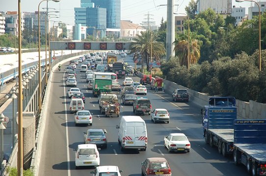 traffic in tel aviv