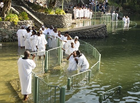 yardenit baptismal site jordan river