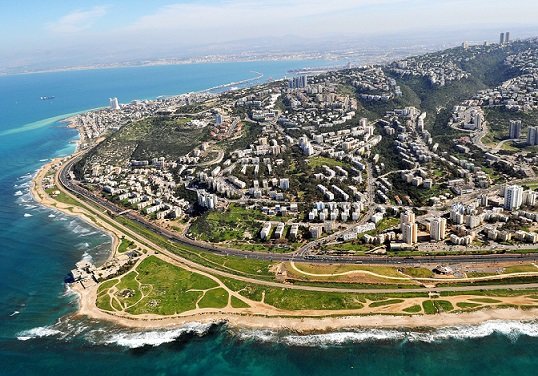 Haifa aerial view