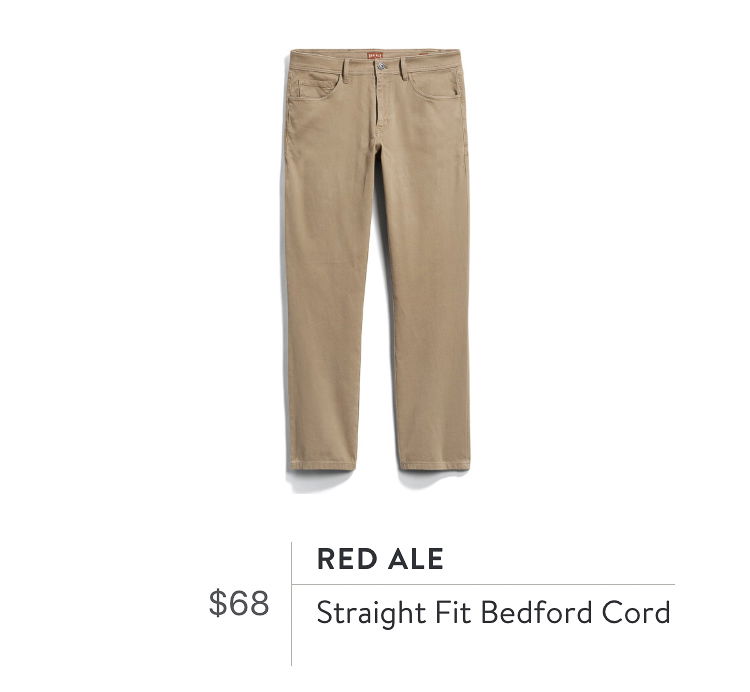 Red best sale ale pants