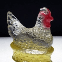 Image of J. H. Millsteinh Company Chicken on Nest candy container