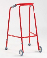 Image of a wheeled pulpit frame