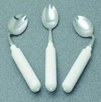 Angled and swivel cutlery