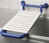 Image of a wall mounted bath board