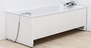 Image of a height adjustable bath