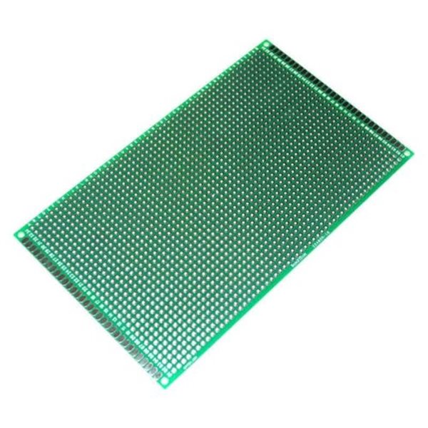 DOUBLE SIDED GREEN PCB 9X15 CM