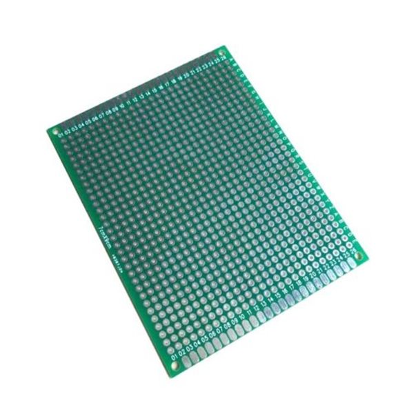 DOUBLE SIDED GREEN PCB 15X9 CM