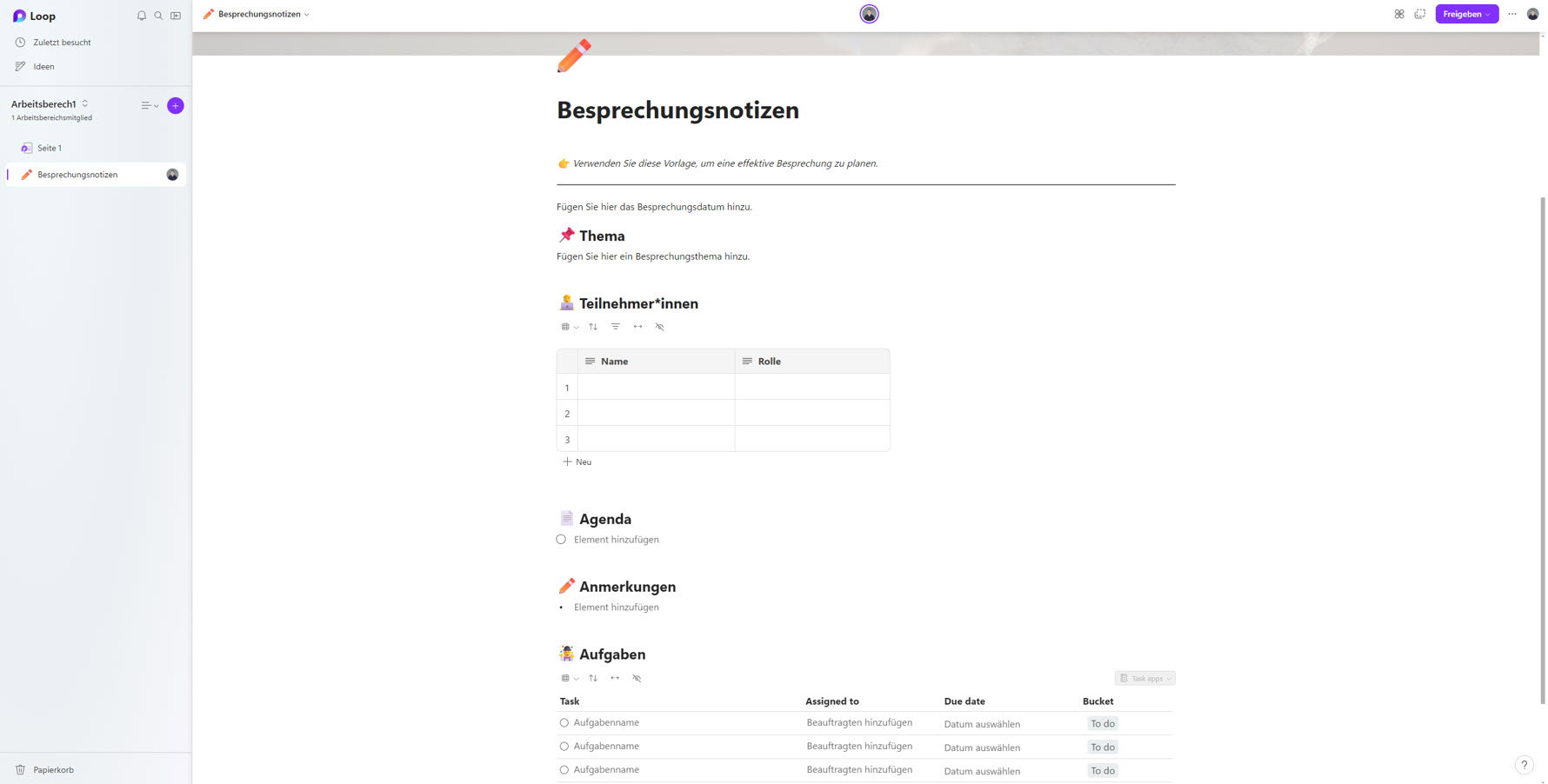 Loop Komponenten Microsoft Loop: Revolutioniert das Tool die digitale Teamarbeit?