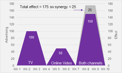 Fig 3: Synergy between marketing channels