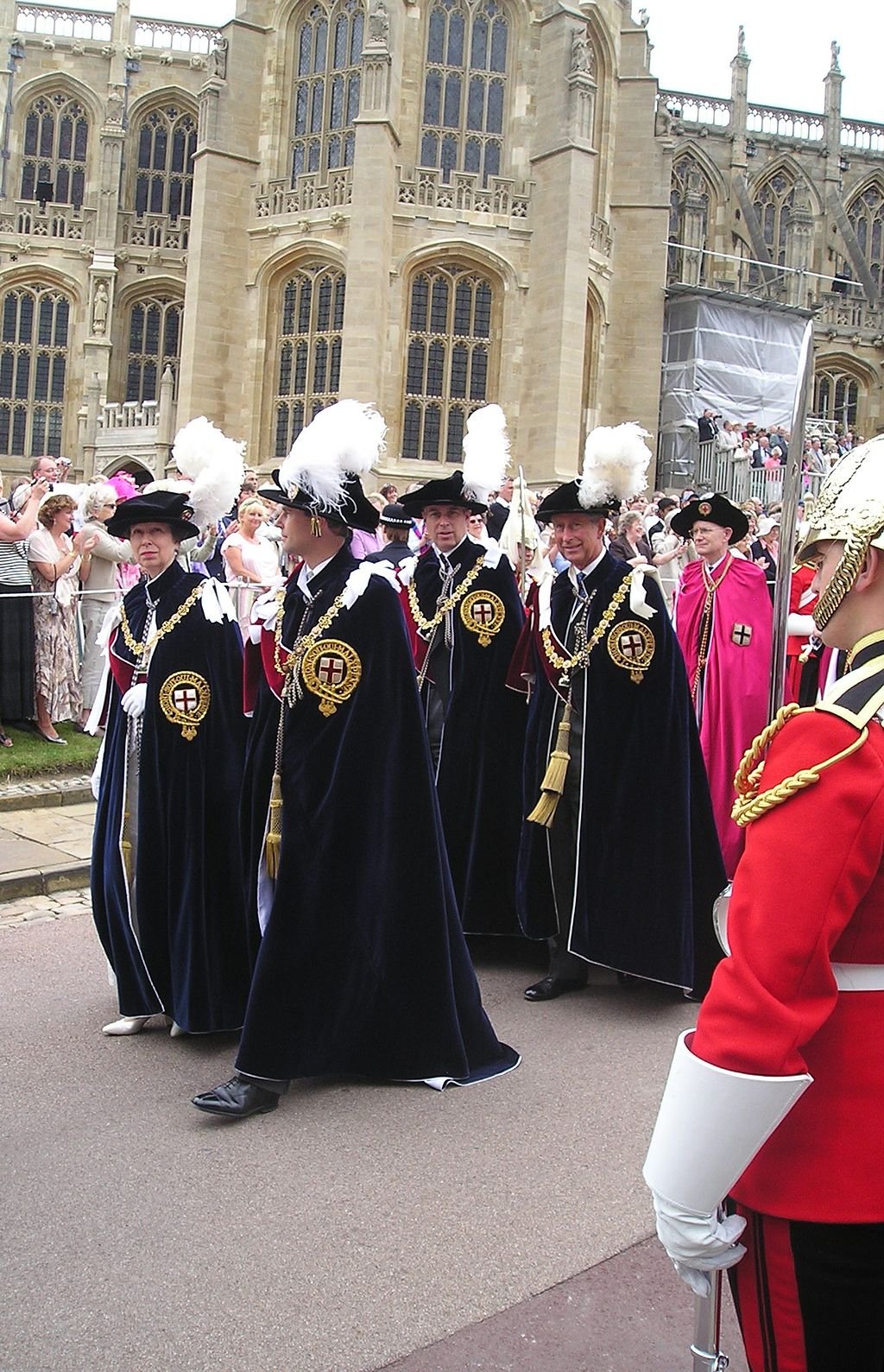 "File:Royal Knights of the Garter.jpg" by Philip Allfrey is licensed under CC BY-SA 2.5.