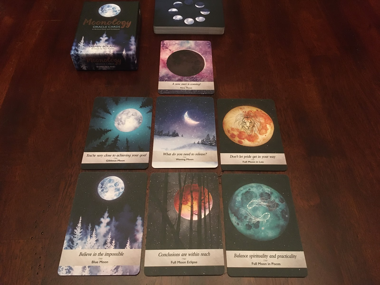 Moon Learning Tarot Card Deck 44 Cards SetMoonology Oracle Card