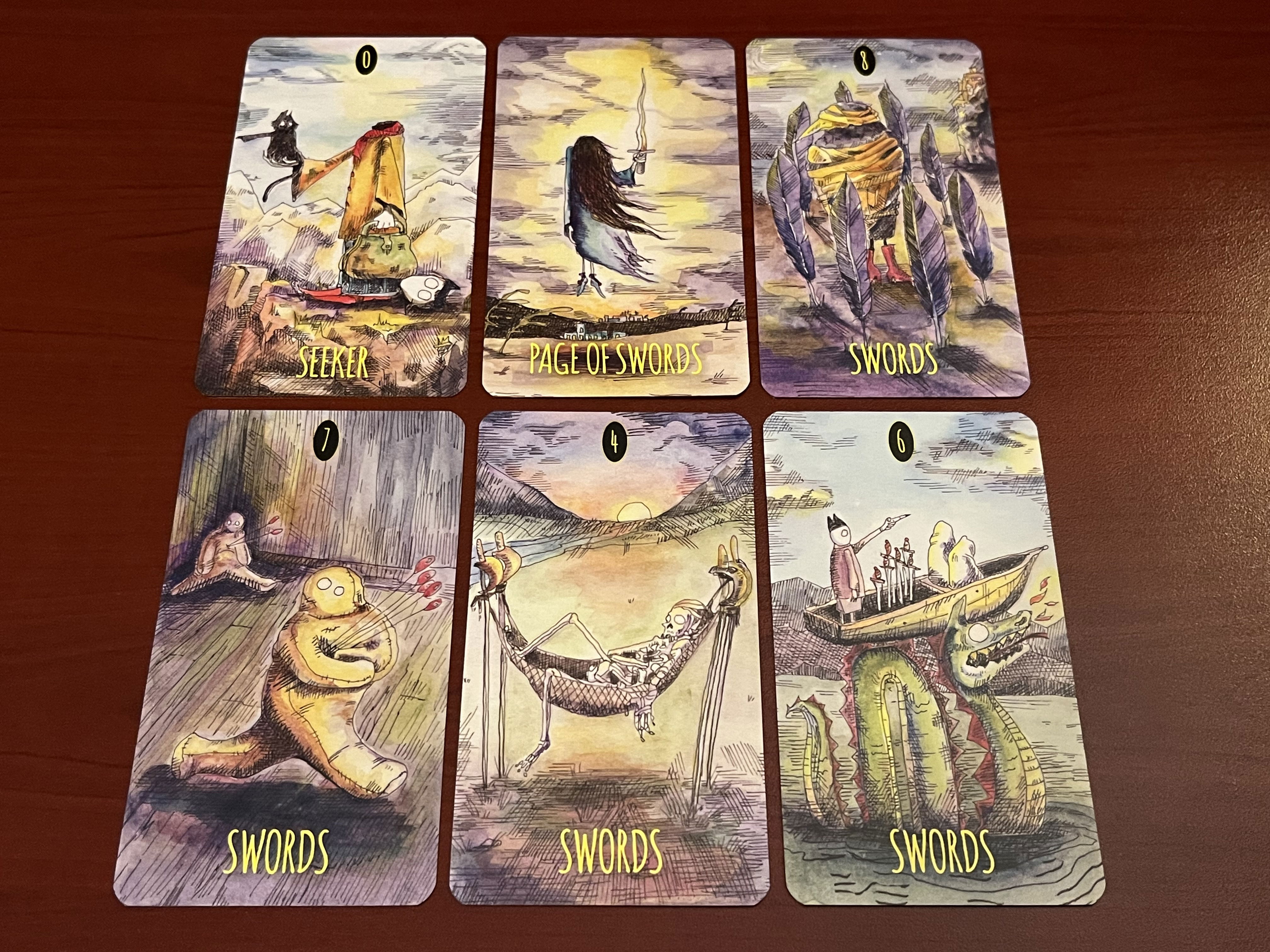 Shaddow Domain - Last week someone asked about blank tarot cards