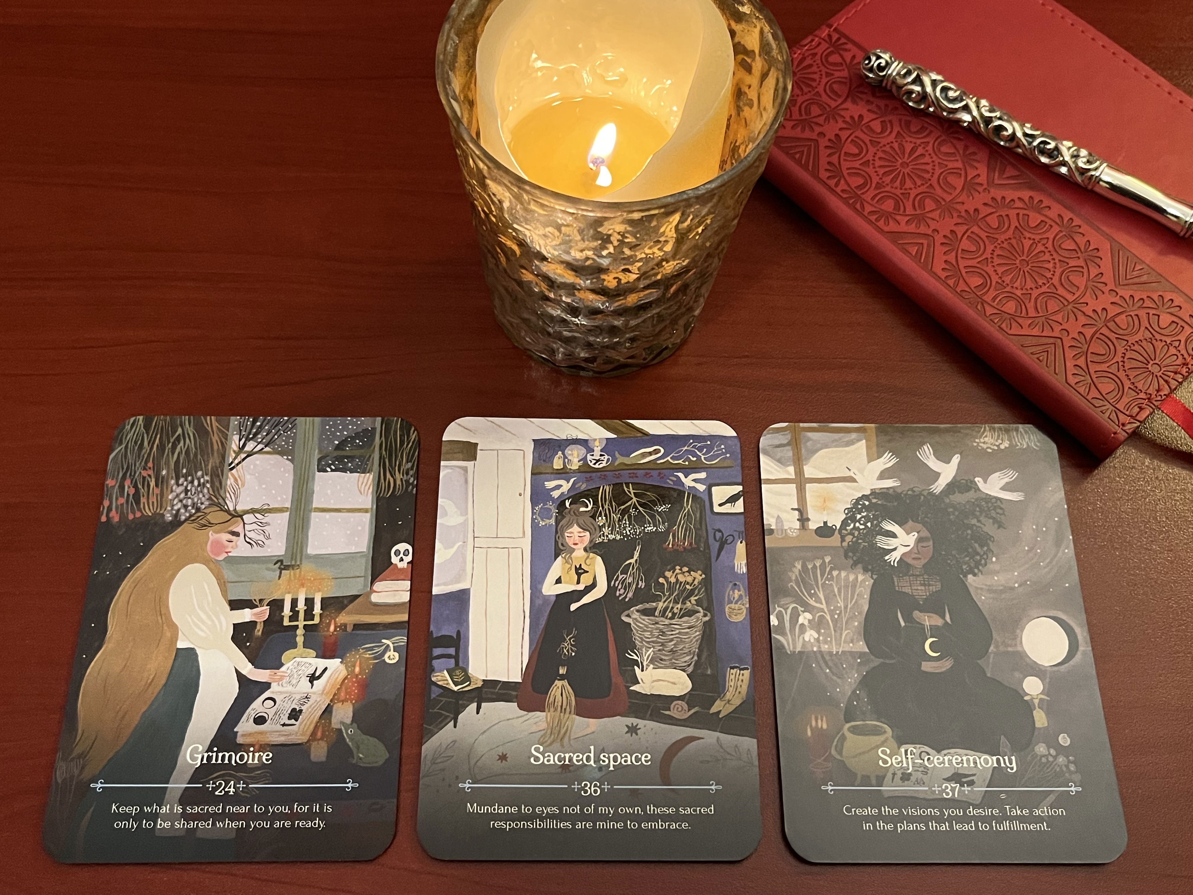 Tarot Journaling and Daily Card Pulls + Writual Planner Review (Podcast Ep.  31 Blog) - Healing Thru Tarot