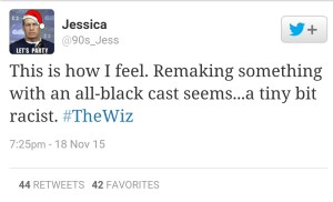 Source: The Wiz Racist? Twitter Explodes In Furious Argument Over Show’s All Black Cast