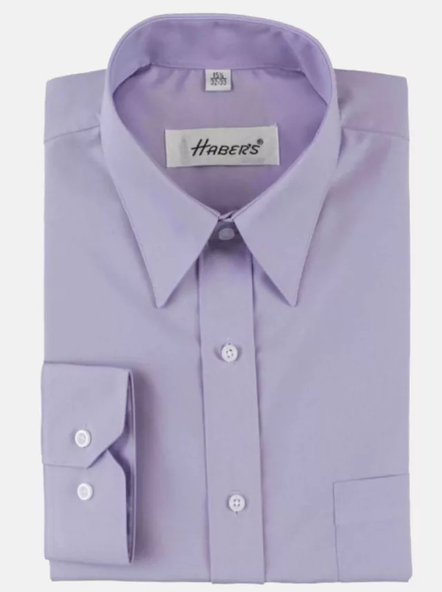 Camisa de vestir  para caballero color lila