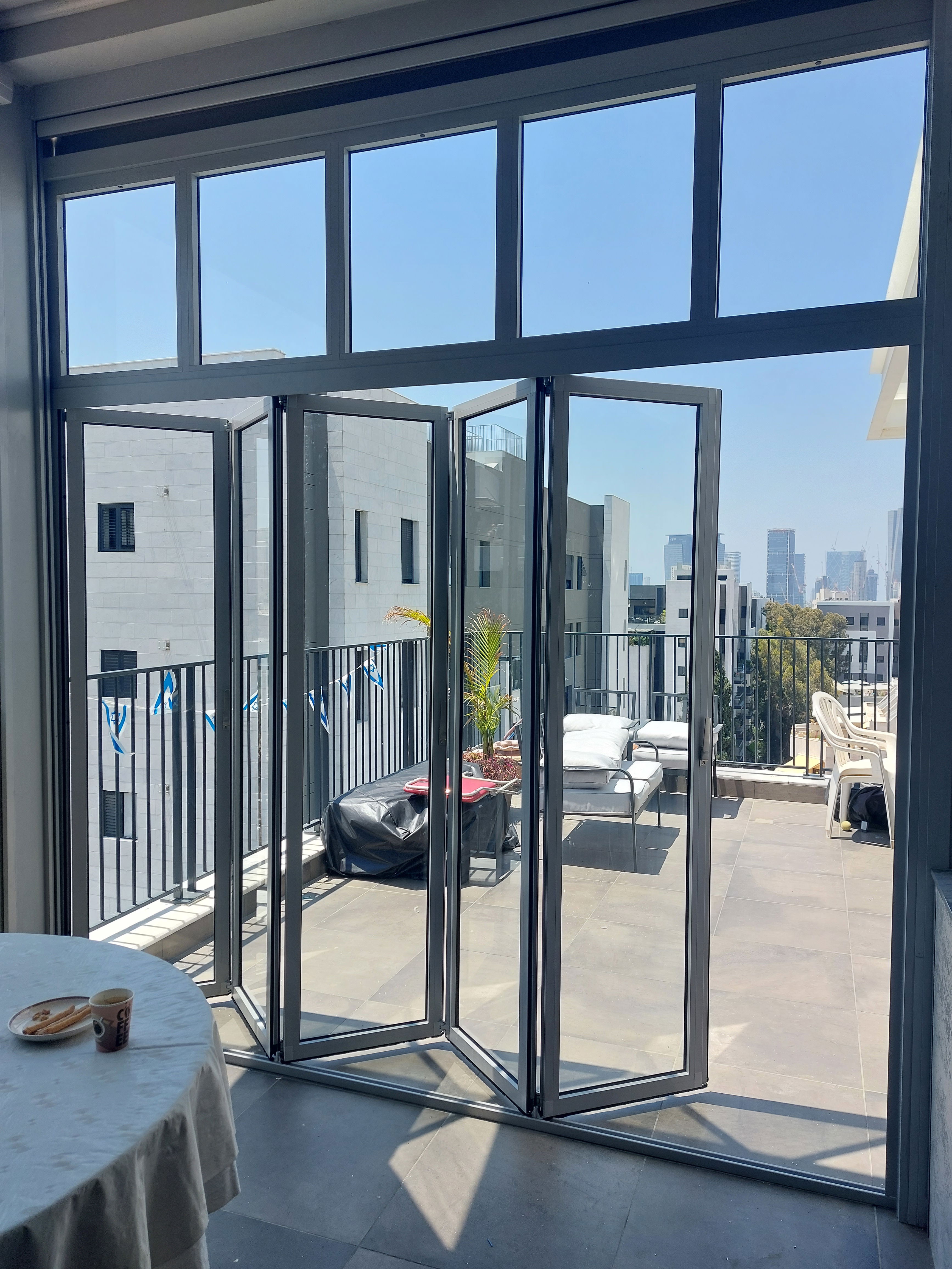 Двери складные складные гармошка модель СЛ-35