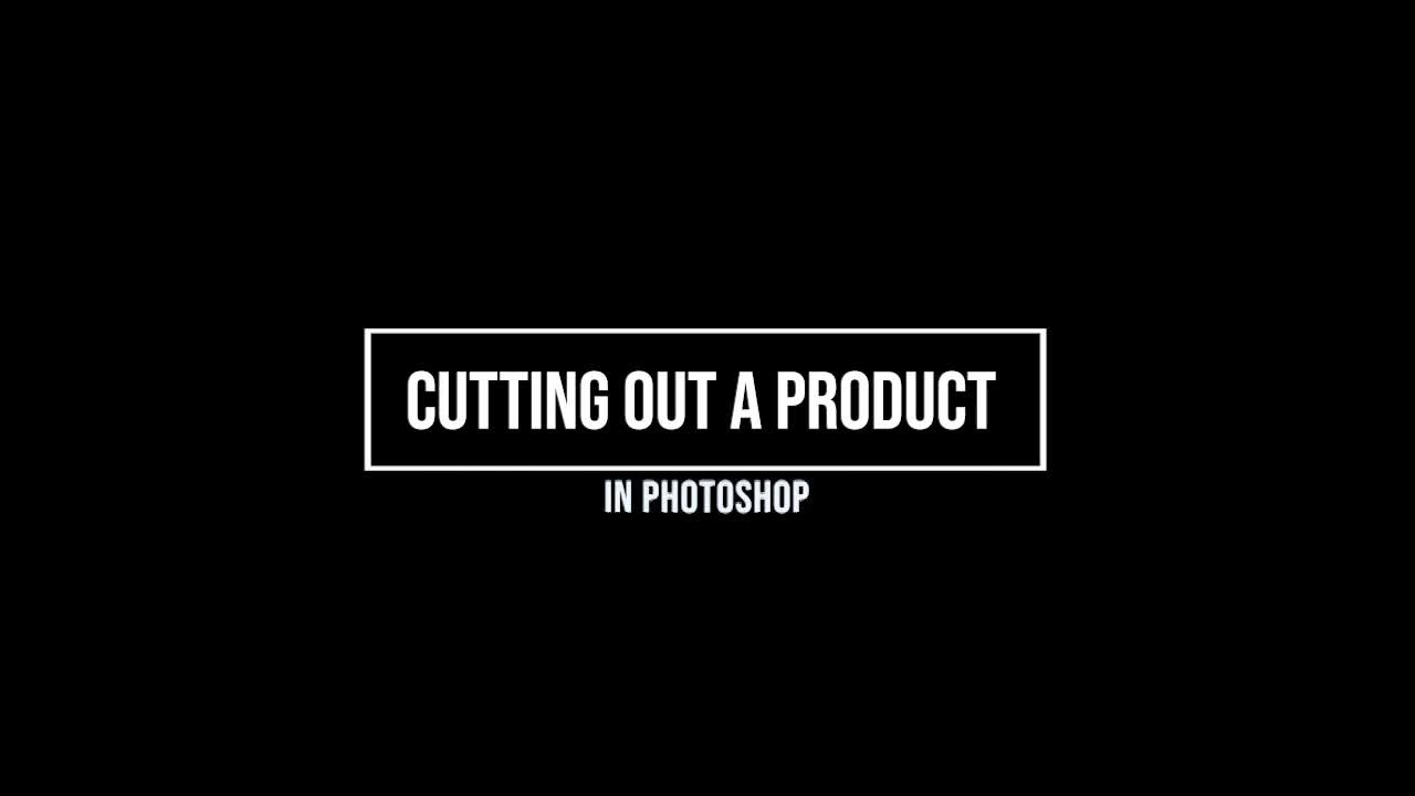 How a product is cutout in photoshop thumbnail