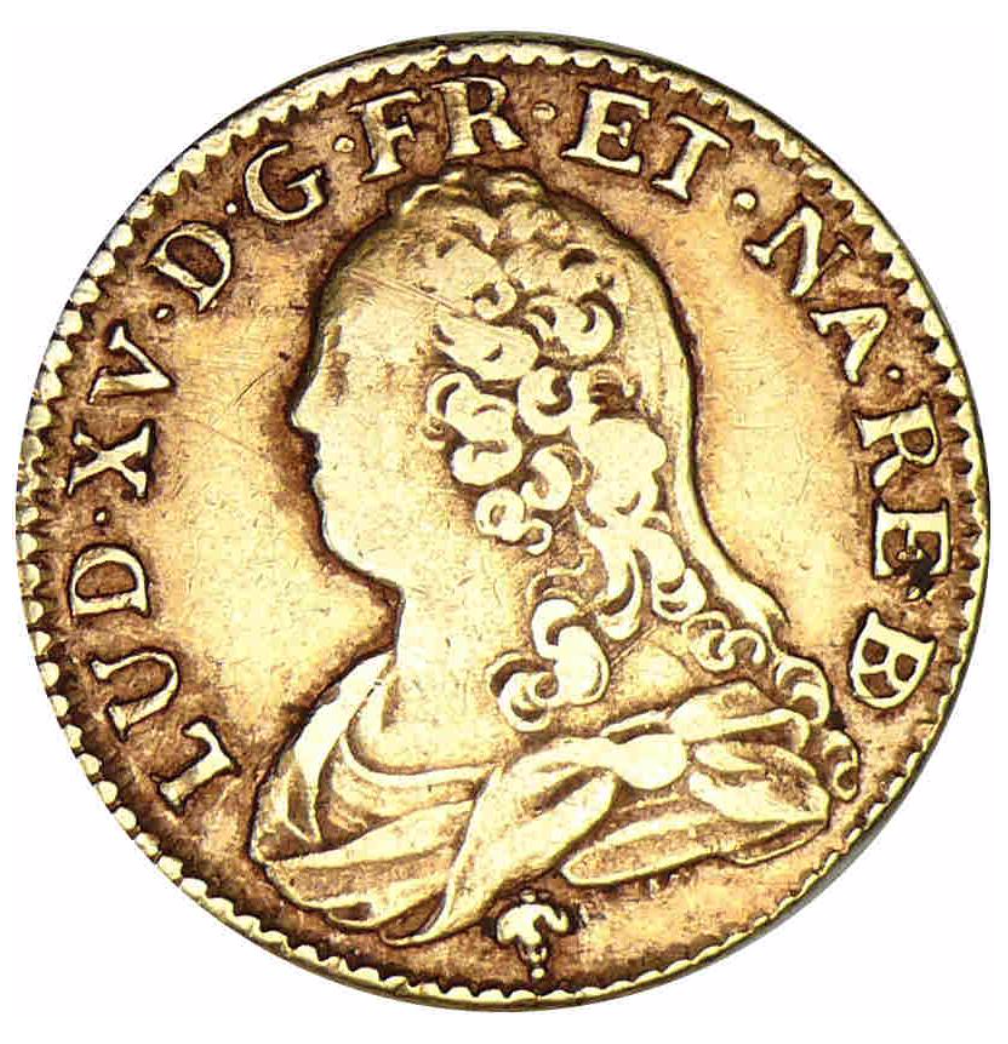 Gouden munt Louis XV