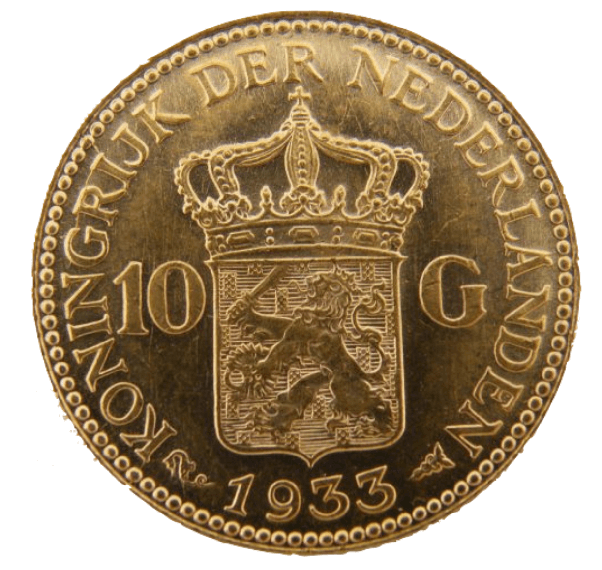 10 gouden gulden munt