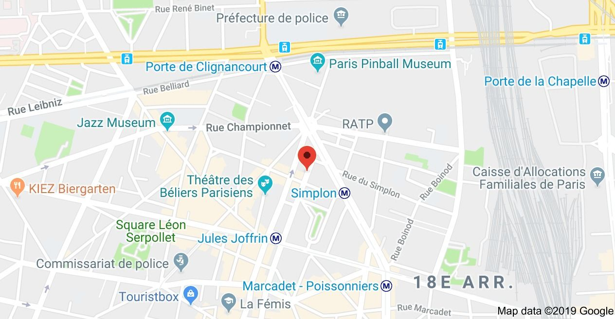 Adresse Escrime Paris Nord 64 Rue Hermel, 75018 Paris
