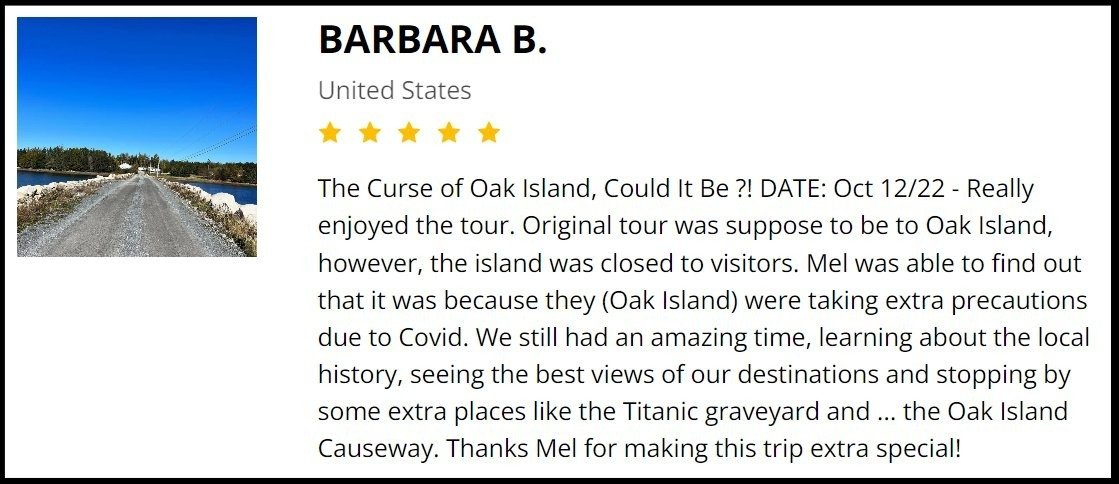 oak island tours contact