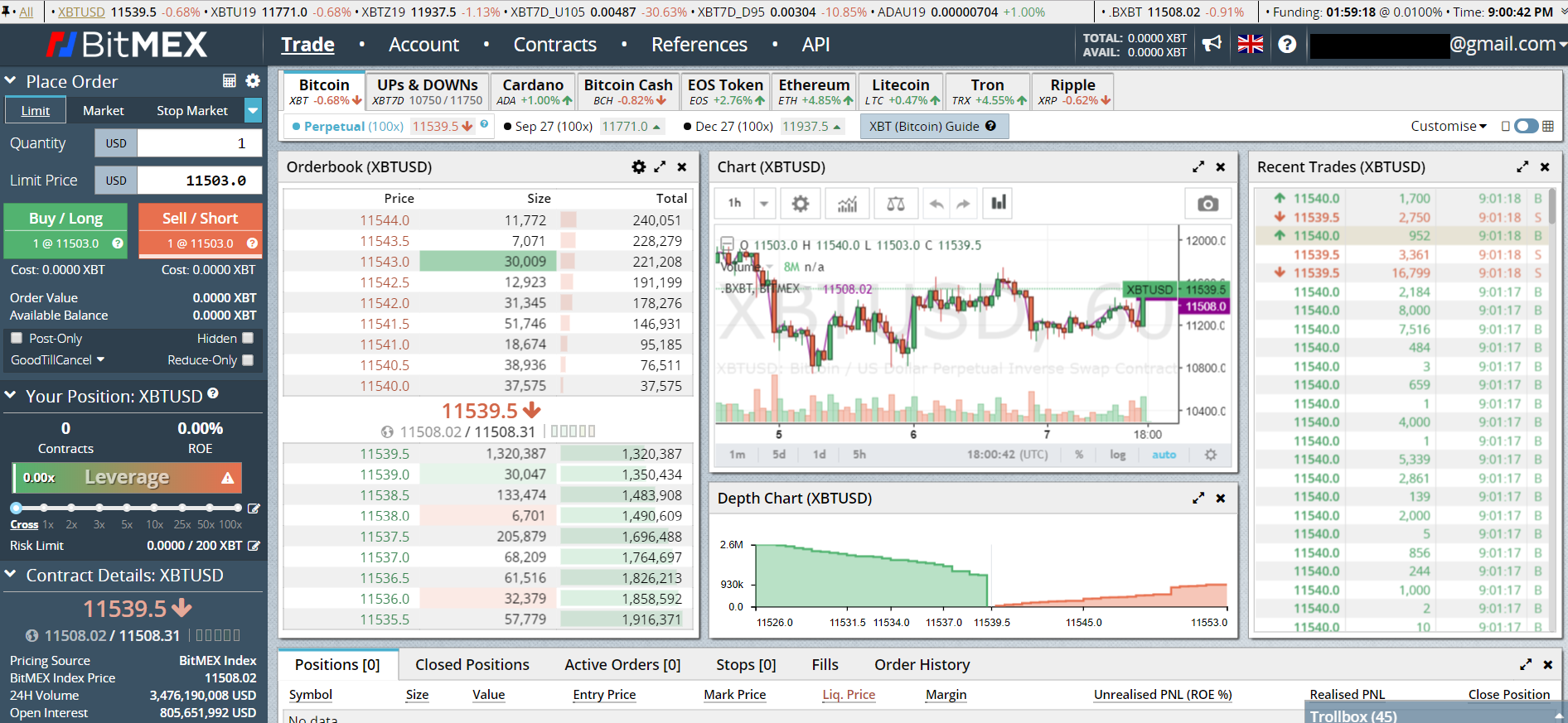 BitMEX leverage trading