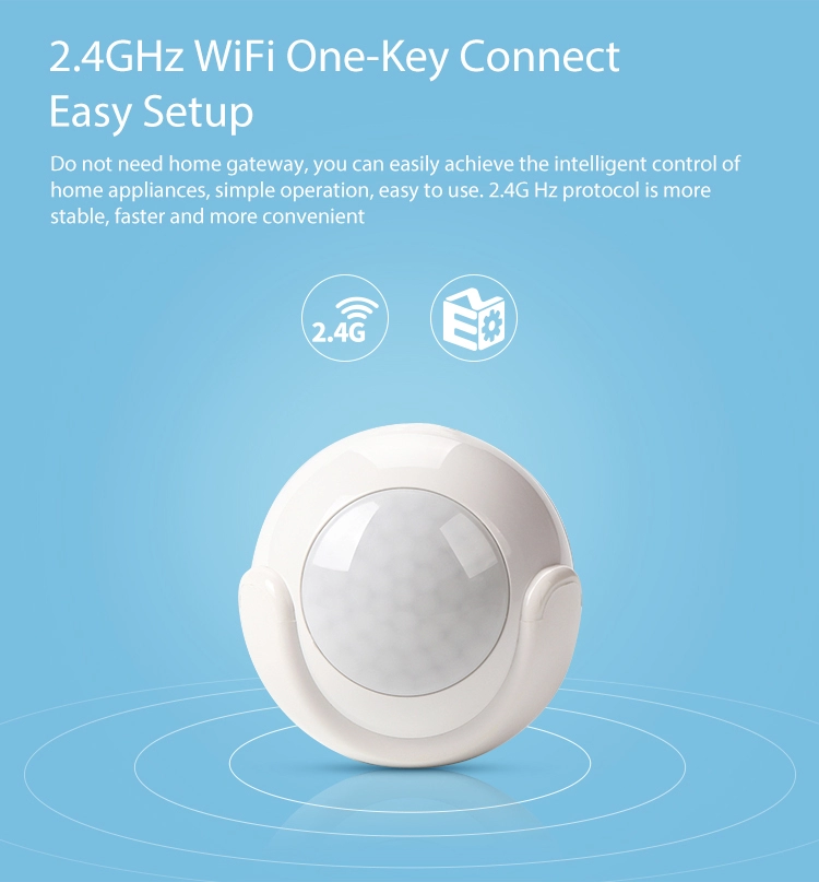 Smart Home Tuya App Wireless PIR Motion Sensor WiFi Smart Detector Alarm