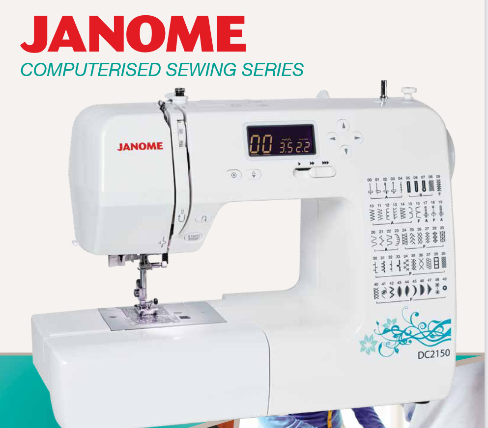 The Janome dc2150 computerized sewing machine