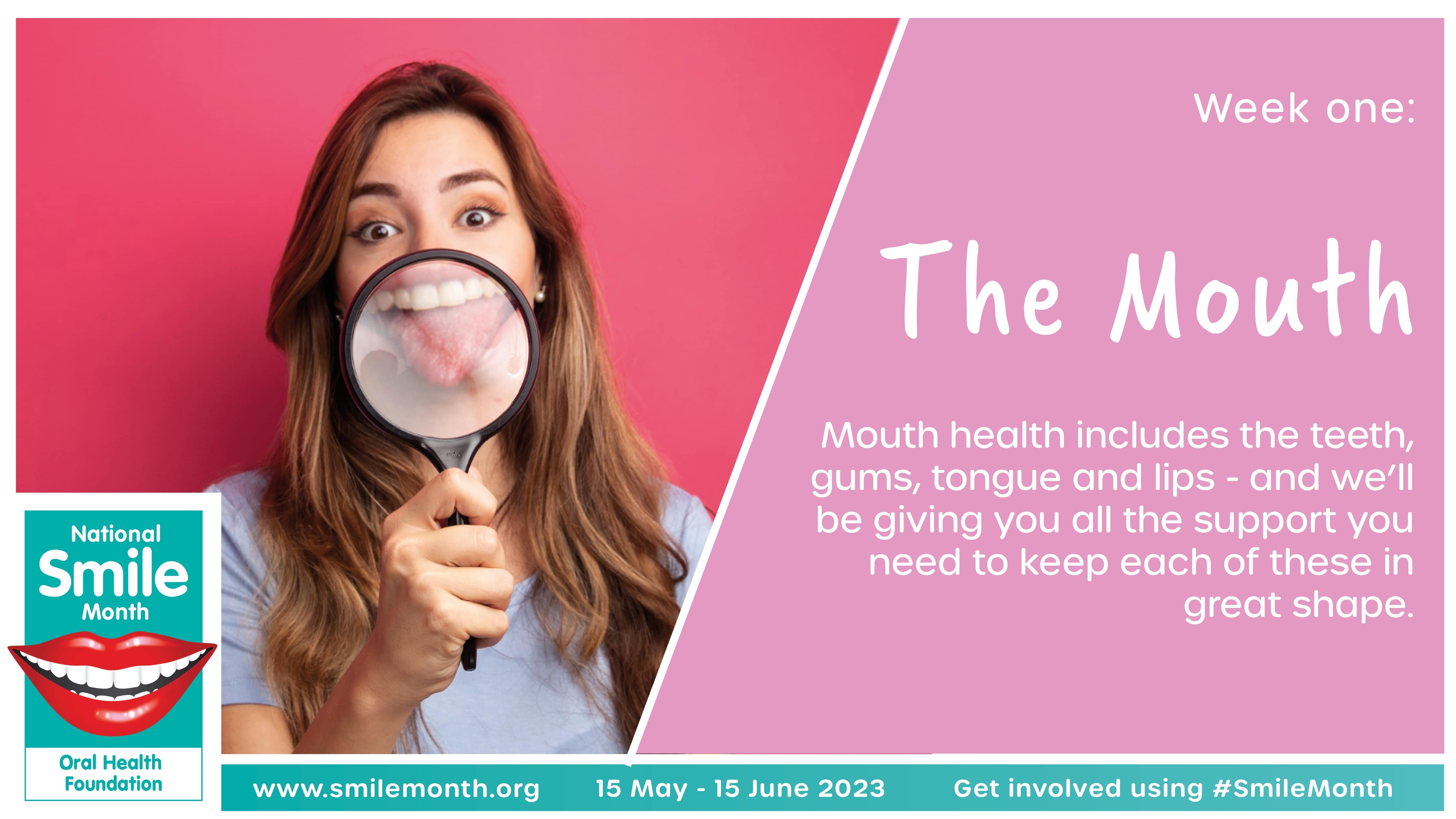 National smile Month - Campaign graphic