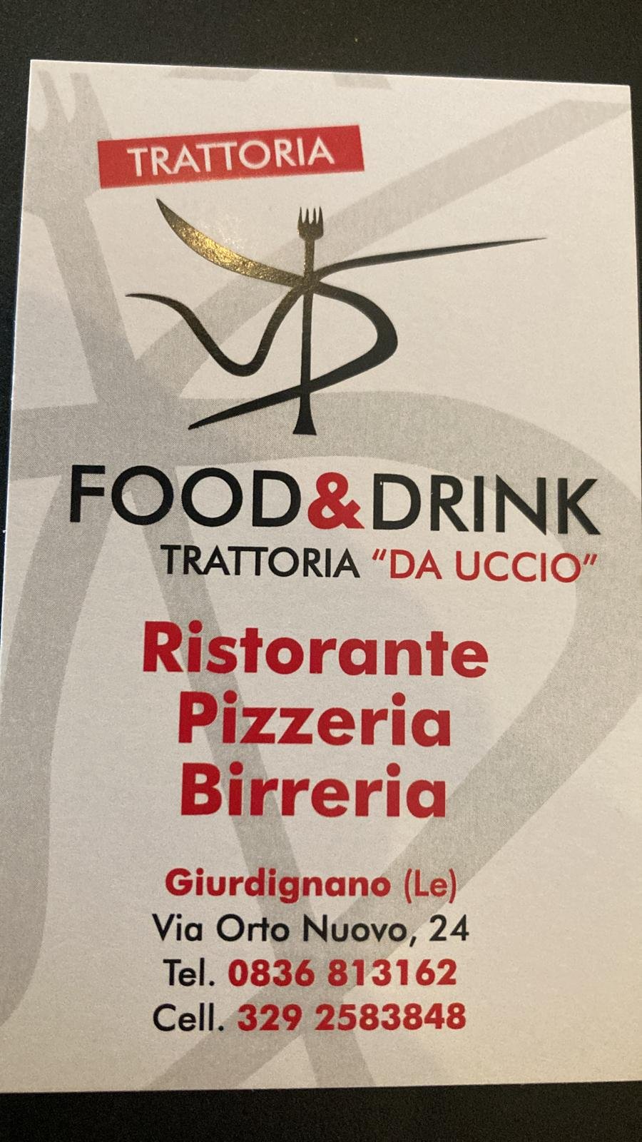 Trattoria da Uccio Food & Drink a Giuridignano