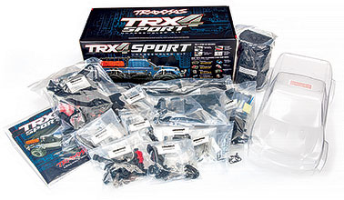 TRX-4 Sport Kit (#82010-4) Kit Contents and Box Packaging