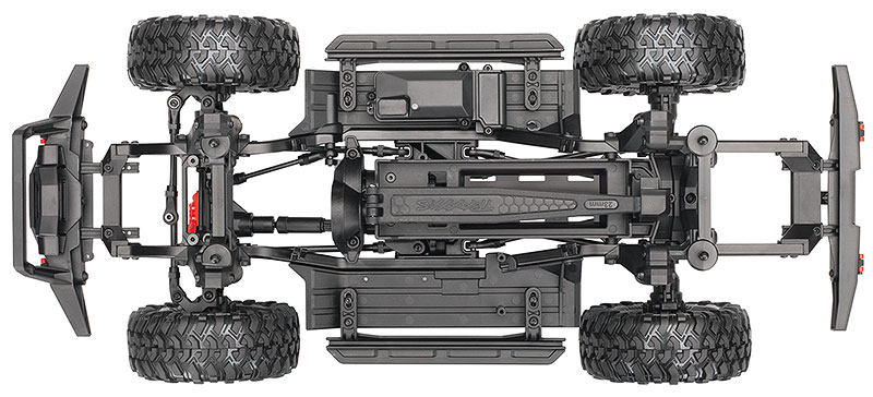 TRX-4 Sport Kit (#82010-4) Top View Chassis (shown as assembled)