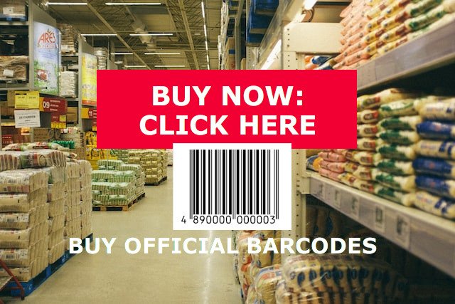 Buy Hong Kong EAN barcodes here