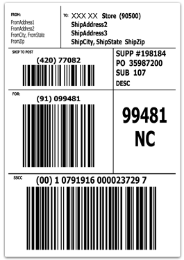 SSCC Label