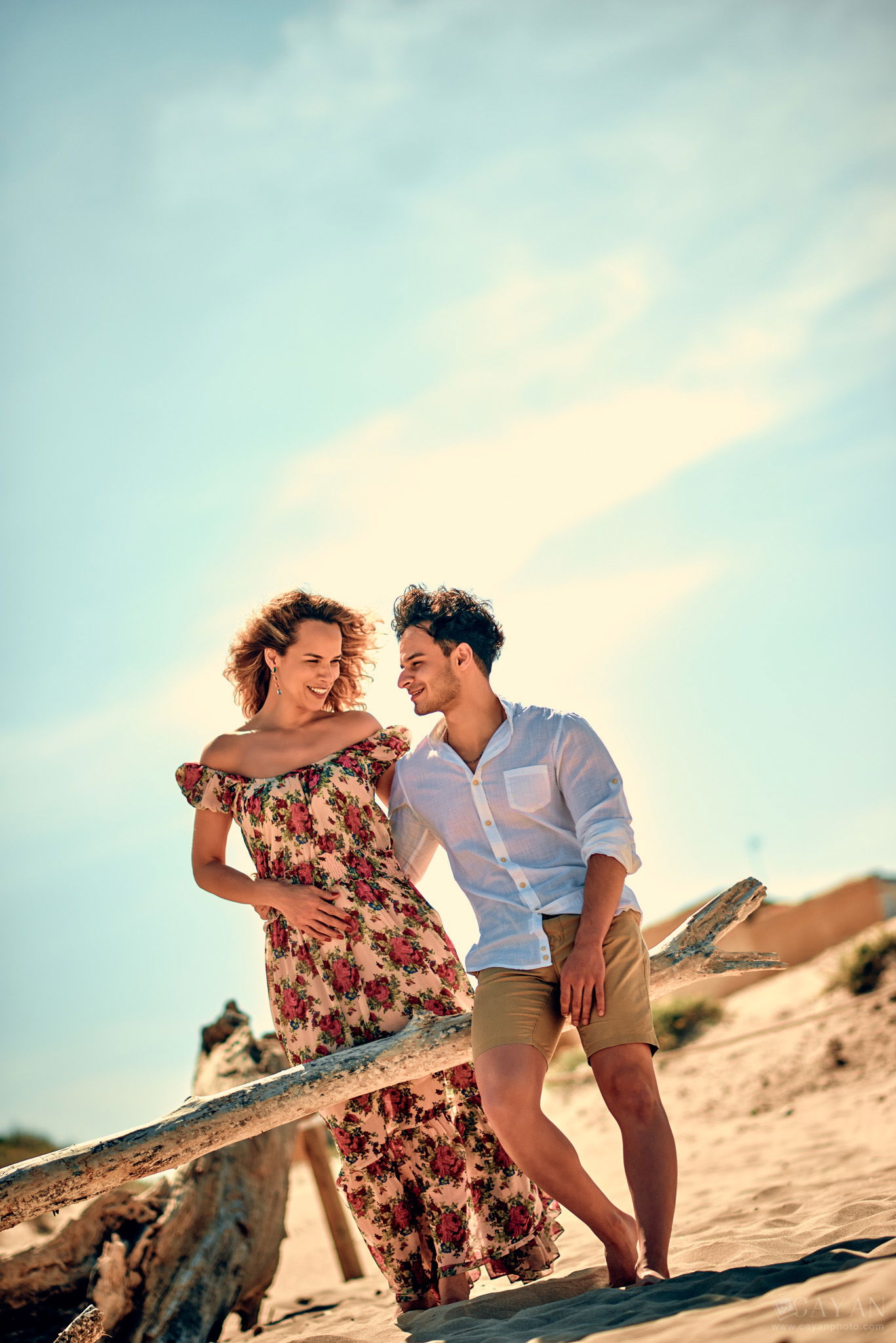 With Lusinete Barreto and Family