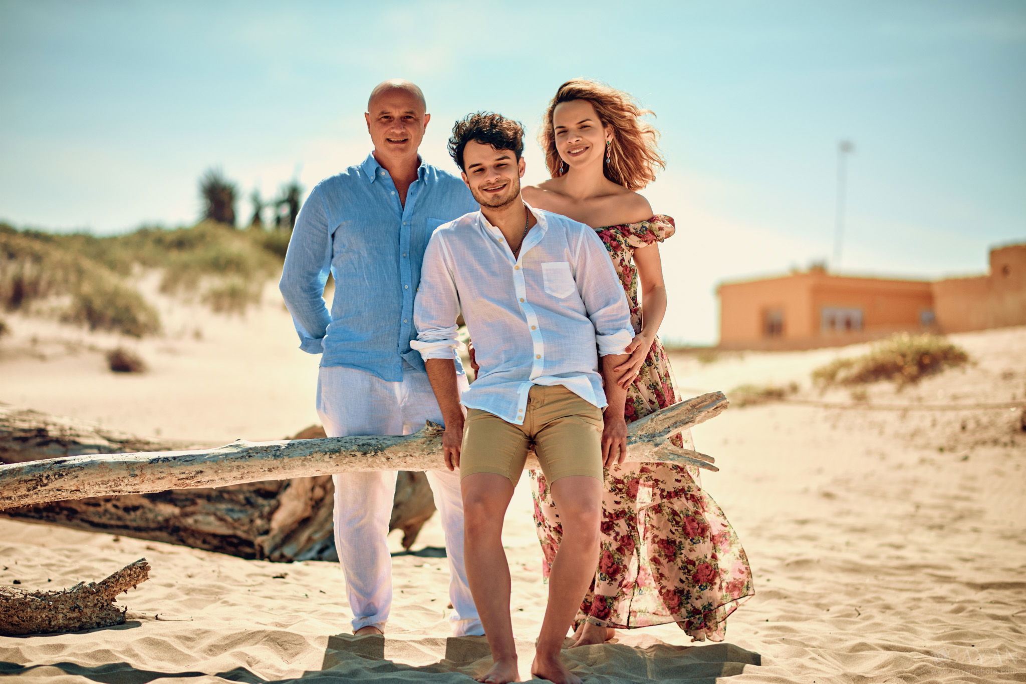 With Lusinete Barreto and Family