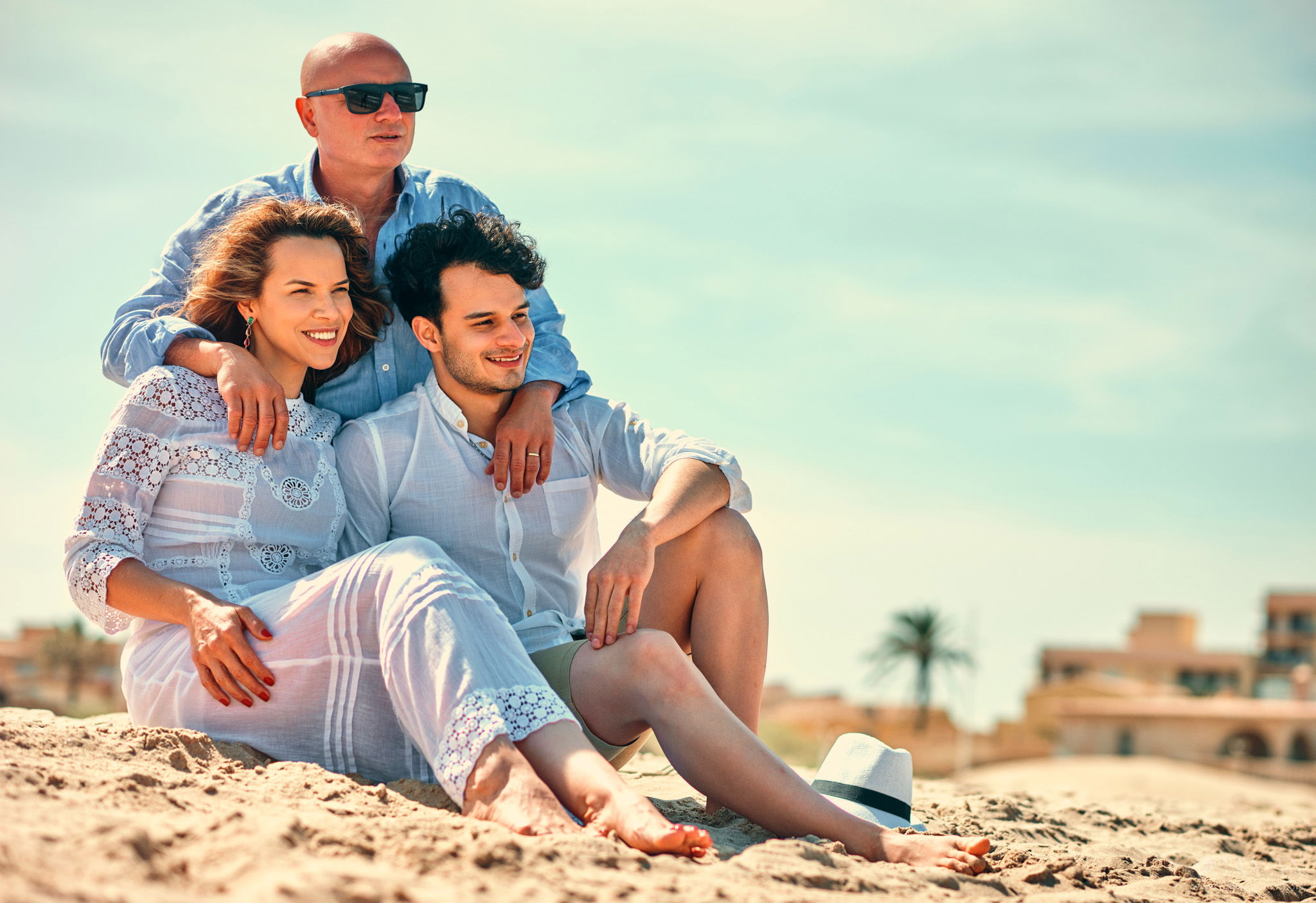 With Lusinete Barreto and Family