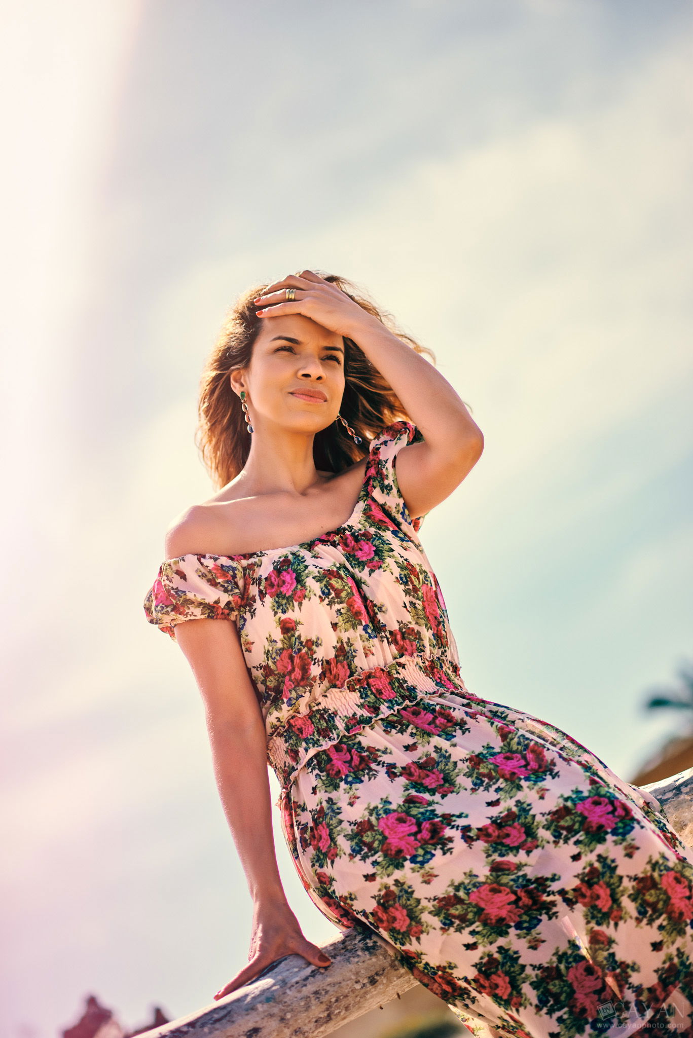 With Lusinete Barreto and Family