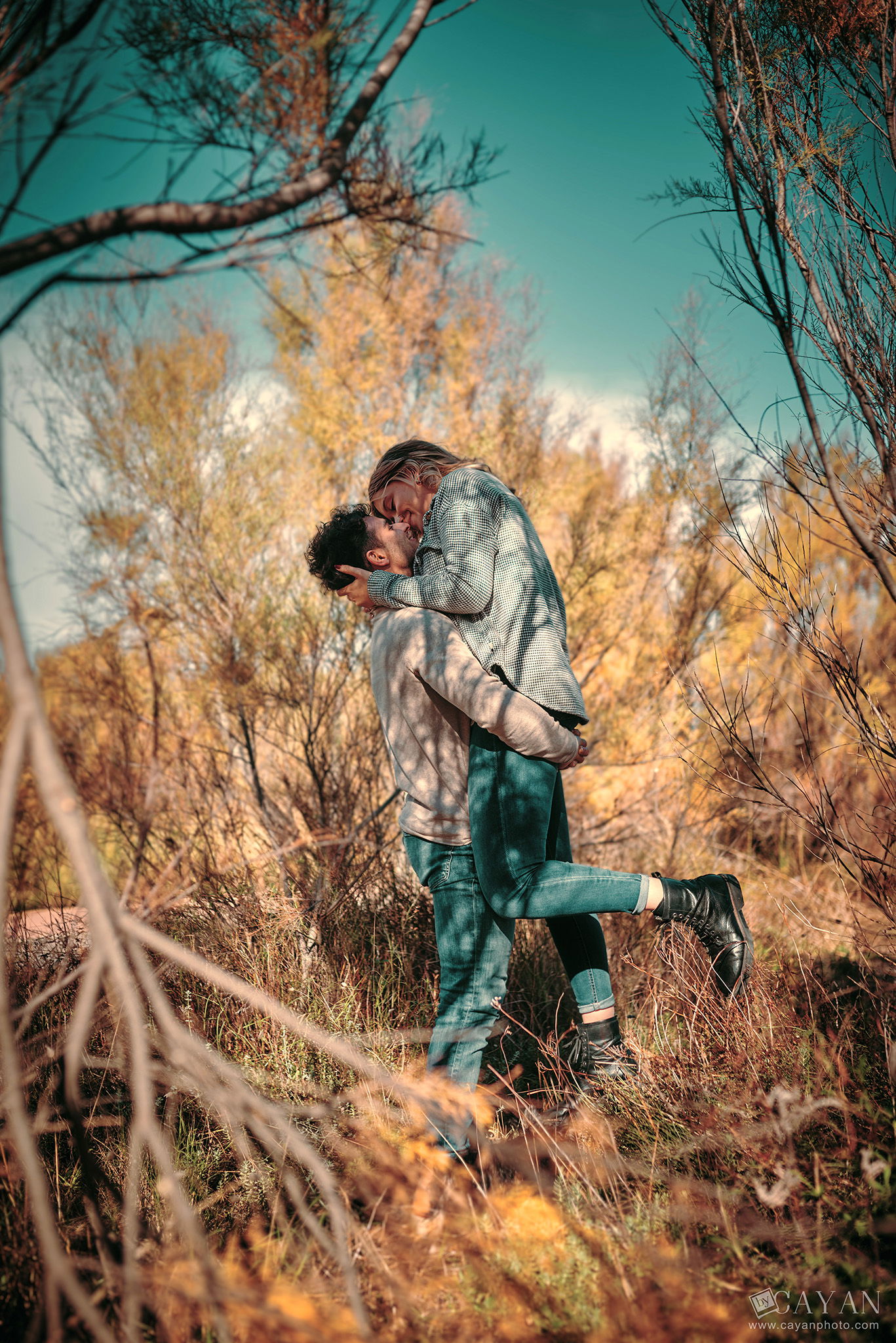 With Robson and Maria