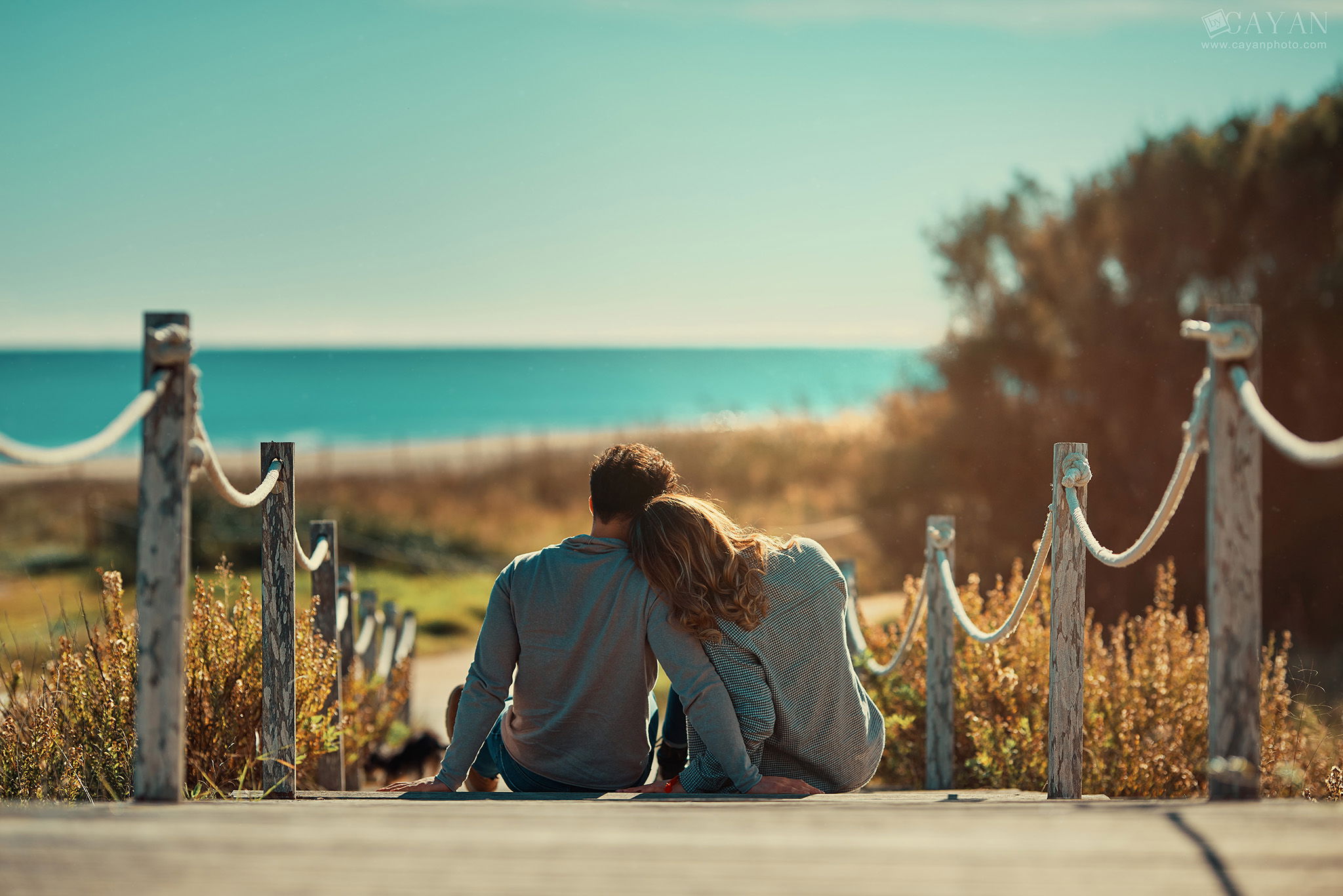 With Robson and Maria