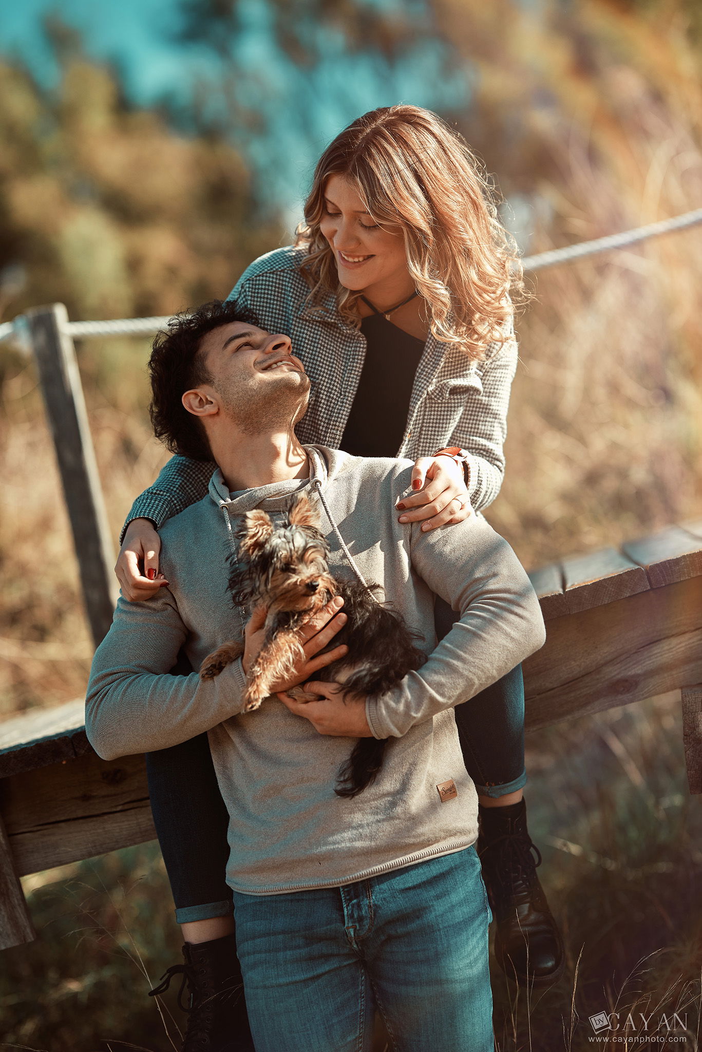 With Robson and Maria